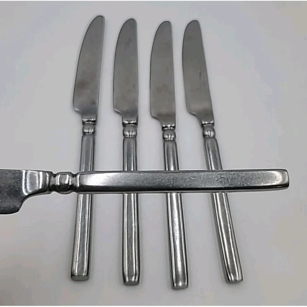 5pc‎ Hampton Silversmiths Dominique-Mirror  Dinner Knives